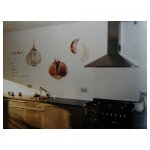 Knoflook Schildering keuken particulier 2.50 x 1.50 meter