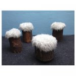  <p>Witte boomstamkrukjes</p>
<p>v.a. € 12,50 p/s VERHUUR</p>
<p>11 stuks / hout met bekleding</p>