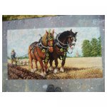 wandkleed paarden <p>€ 15,00 VERHUUR - € 55,00 VERKOOP</p>
<p>1 stuk / 130 x 70 cm (lxb)</p>