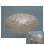 schelpen lamp 1 <p>€ 95,00 p/s VERKOOP</p>
<p>op aanvraag / 29 x 51 cm (lxb) / schelpen</p>