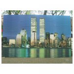 new york skyline <p>€ 50,00 VERHUUR</p>
<p>4 panelen / enkel 67 x 239 - totaal 268 x 239 / hout</p>